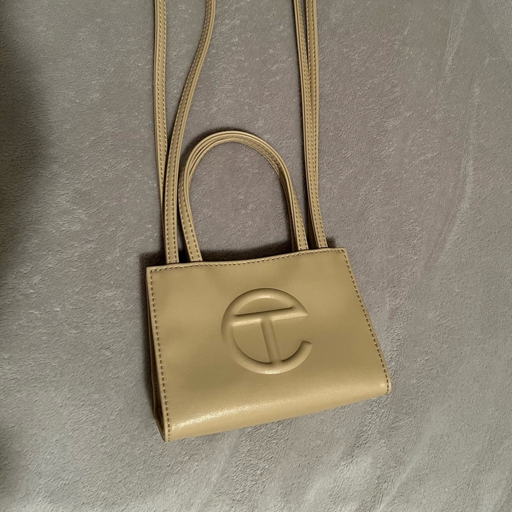 Authentic NWT Small Telfar Cream Shopper Bag